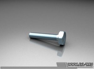 Болт оцинкованный М10*20 DIN933