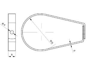 Спринклерный хомут PCK 1 1/2 d=52 mm