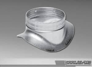 Врезка (кр) D100 L80 (0,8мм)